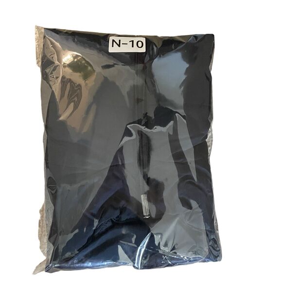 Liz Claiborne Puff Vest Top Women's Blue Zip Pockets Sleeveless Top SZ/M - Picture 9 of 11